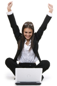 girl-and-computer-victory